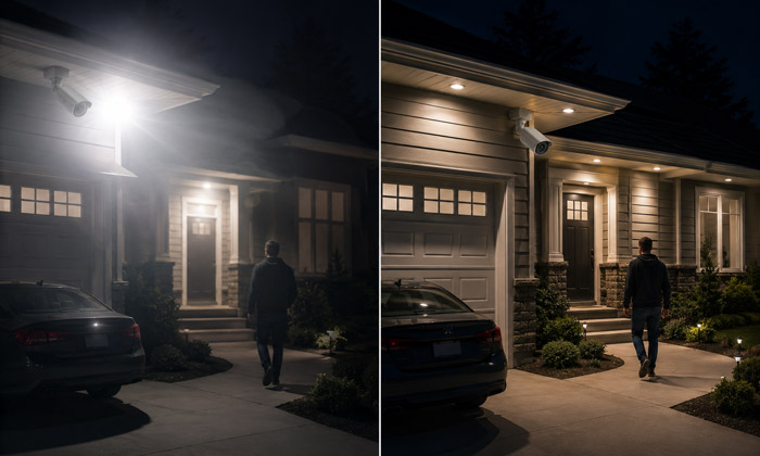 Coordinate Lighting With Security Cameras