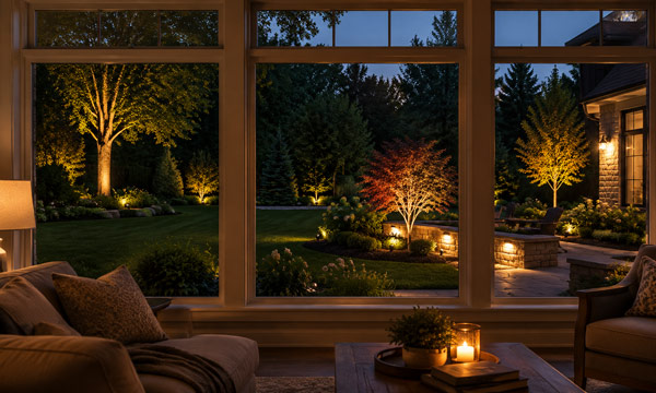 Decide Which Parts of the Property Should Stay Dark