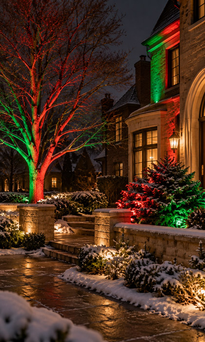 Design a Holiday Garden That Returns Easily to Everyday Lighting