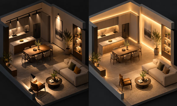 Direct vs.Indirect Lighting