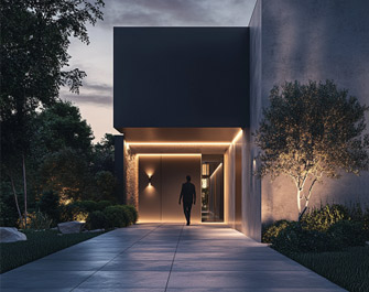 Entrance-Light-Guiding-Visitors