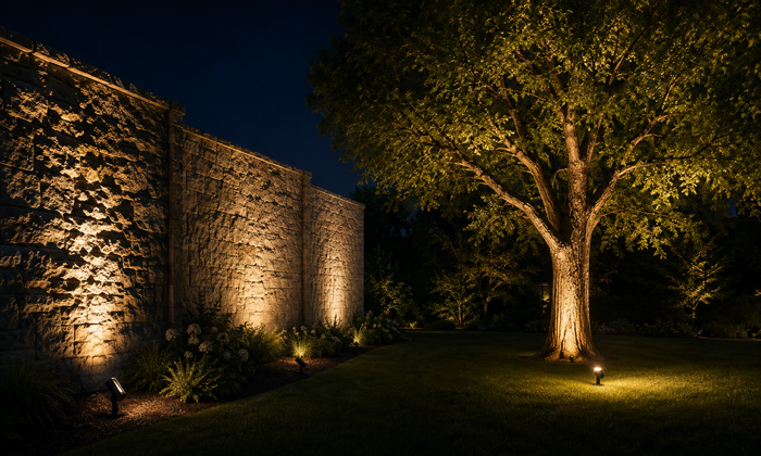 Exterior Accent Lighting Placement
