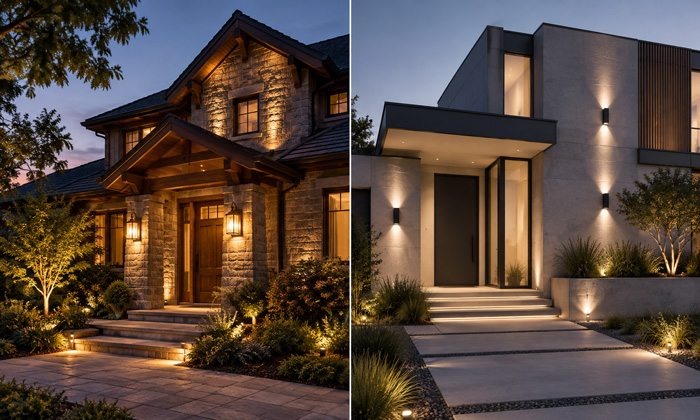 Exterior Accent Lighting Style