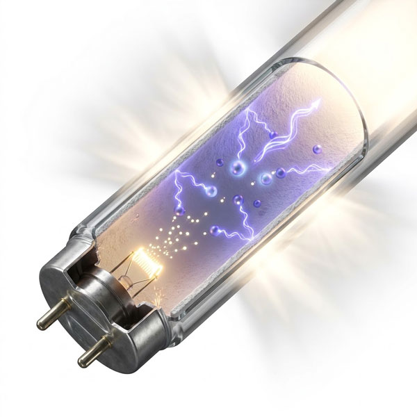 Fluorescent Lighting Gas Discharge and Phosphor Excitation