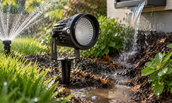 Follow the Water Path Around the Fixture