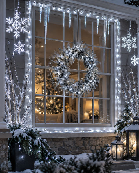 For an Icy or Snow-Themed Display