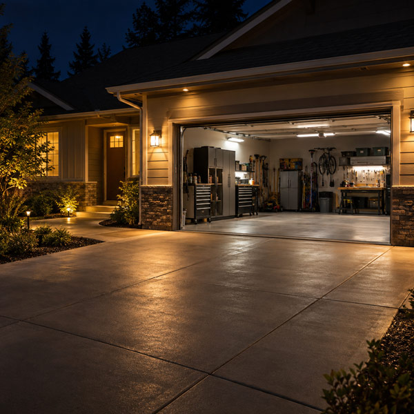 Garages Driveways and Outdoor Work Areas