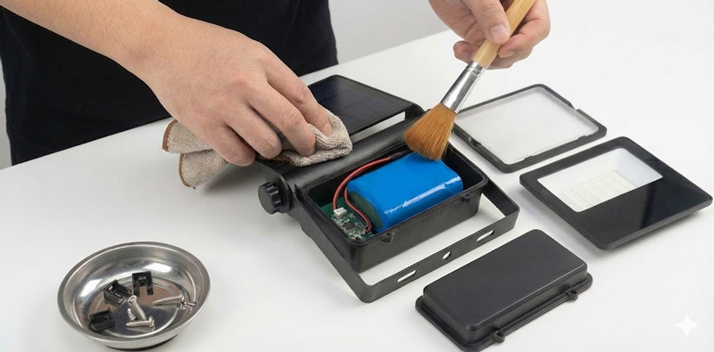 Garden Light Dry dust first