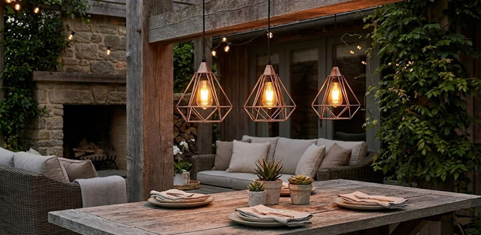 Geometric Cage Pendant