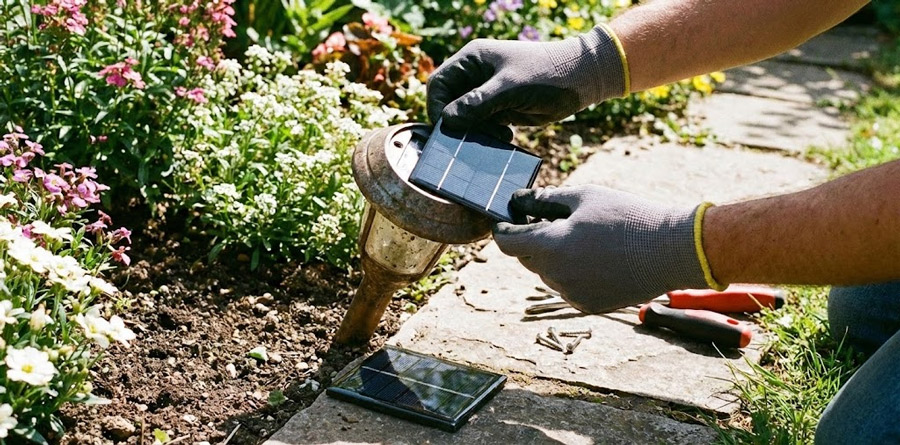 Guide-to-Solar-Panel-Replacement-for-Garden-Lights