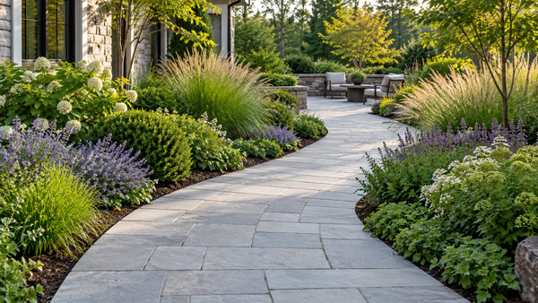 Hardscape garden path