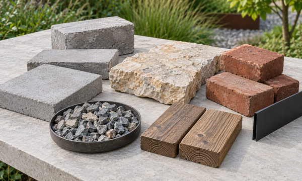 Hardscape materials