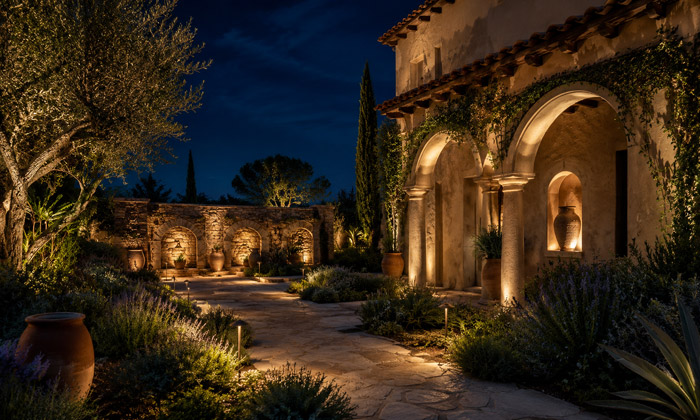 Highlight Architectural Surfaces Without Overpowering the Garden