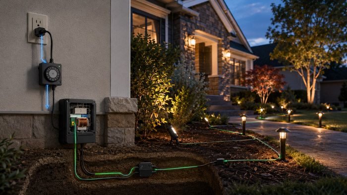 How a Landscape Lighting Timer Works