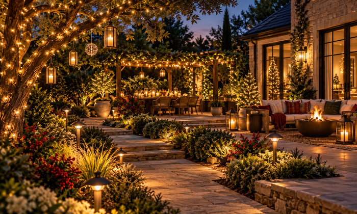 How-to-Choose-Lights-Used-to-Create-a-Warm-Holiday-Atmosphere-for-Your-Garden