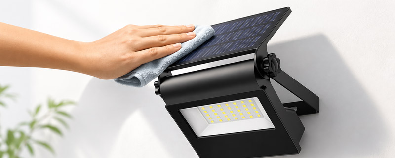 How-to-Clean-Solar-Panel-on-Solar-Lights