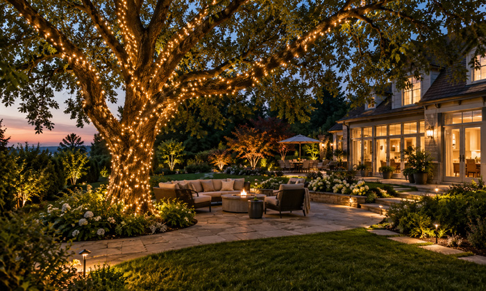 How-to-Put-Lights-on-a-Tree-Outdoors
