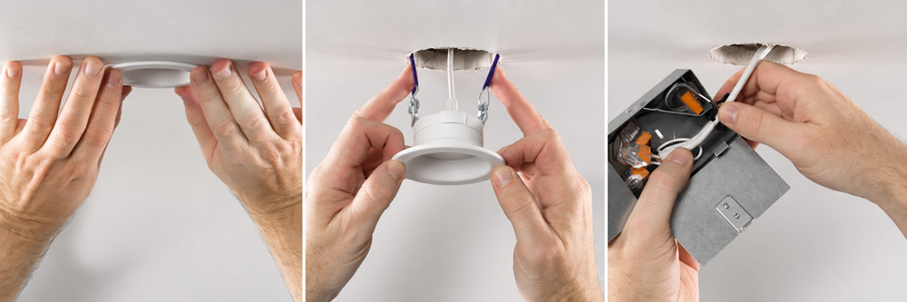 How to Remove a Canless LED Recessed Light