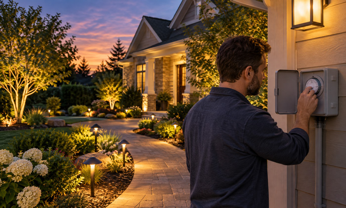 How-to-Set-Landscape-Lighting-Timer