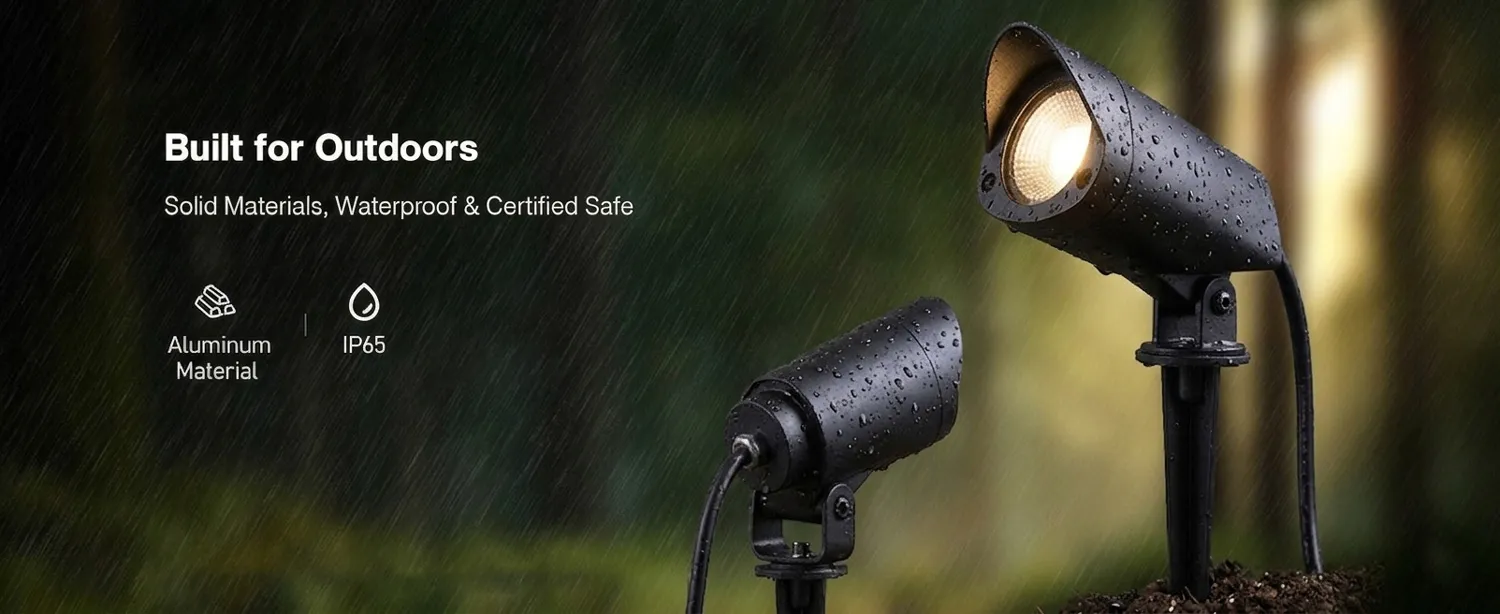 IP65 Durable Outdoor Spotlight