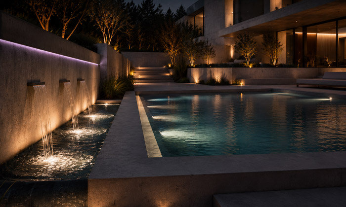 Illuminating Pools and Water Features
