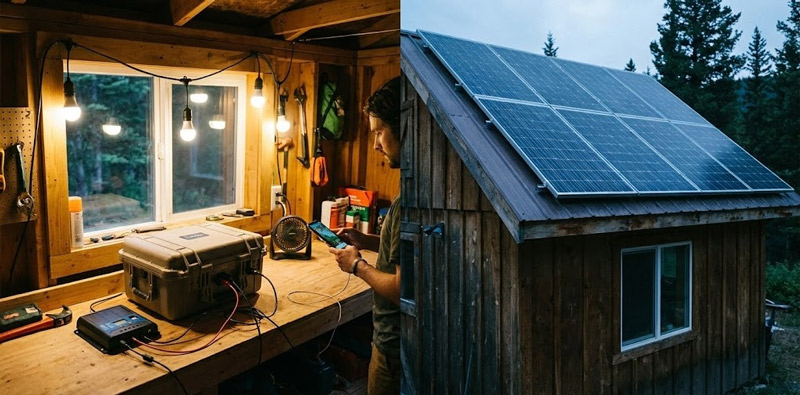 Integrated battery boxes with multiple bulbs