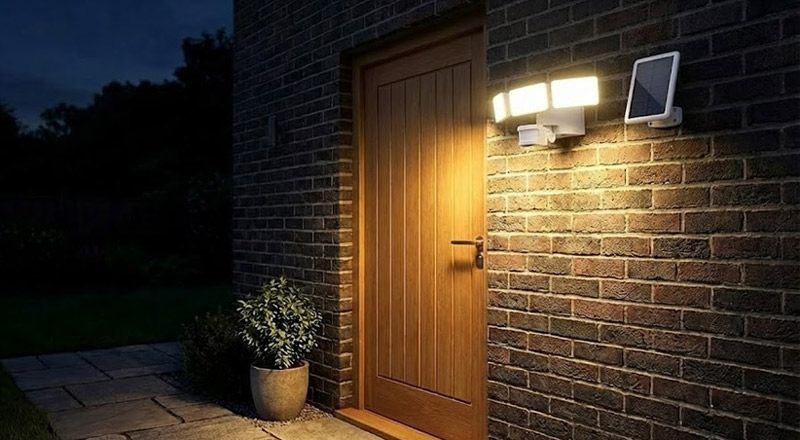 Koda – 3-Head Motion-activated Flood Light