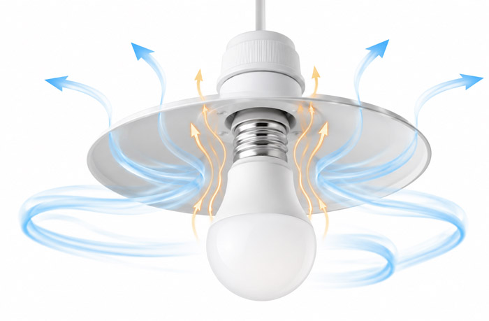 LED Bulbs Produce Less Heat
