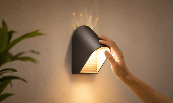 LM BL 6528 Model led wall light heat dissipation