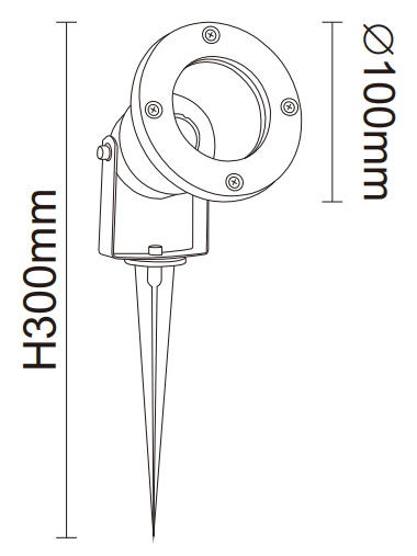 LM-DT0208 GU10 size