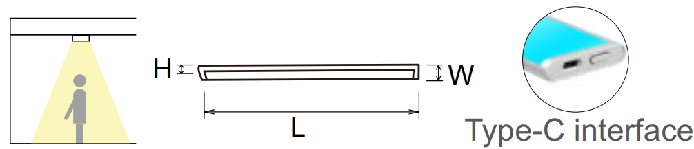 LM-LB ceiling line light icon