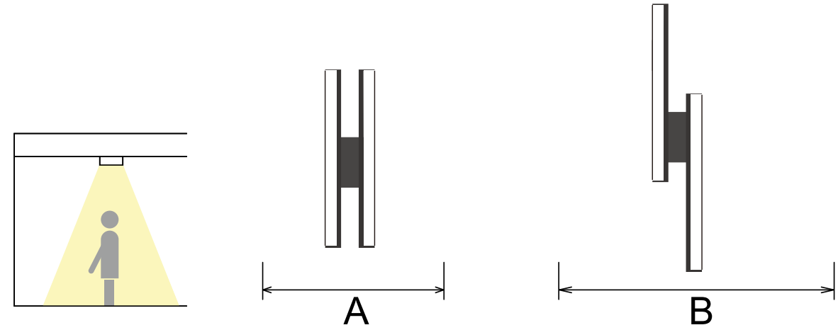 LM-WB-2 ceiling line light icon