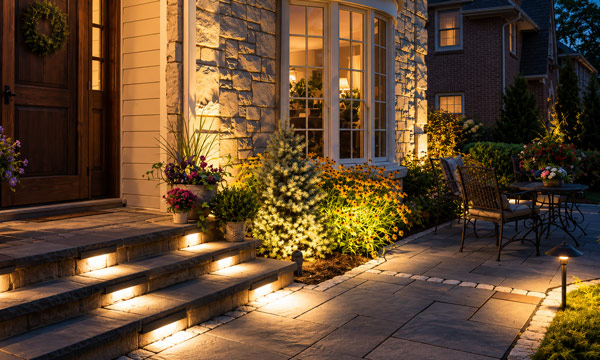Lighting an Entrance, Path, and Patio