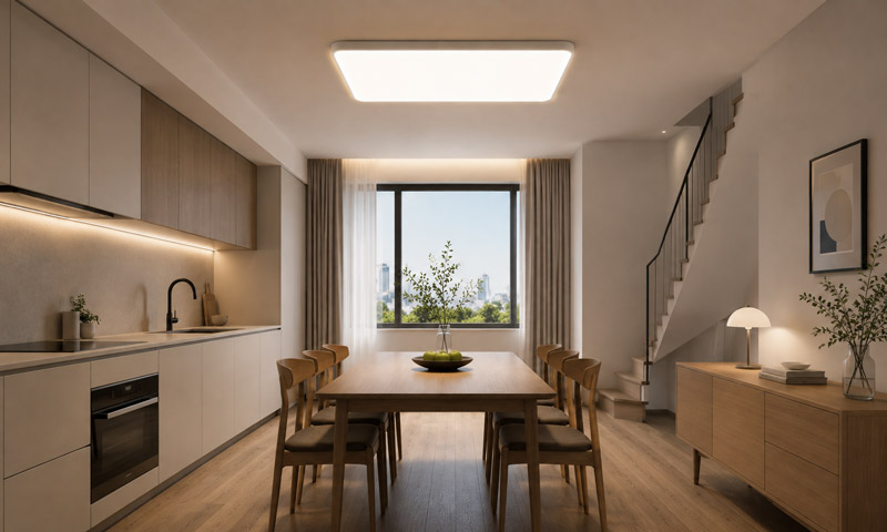 Lights Mounted Directly on the Ceiling