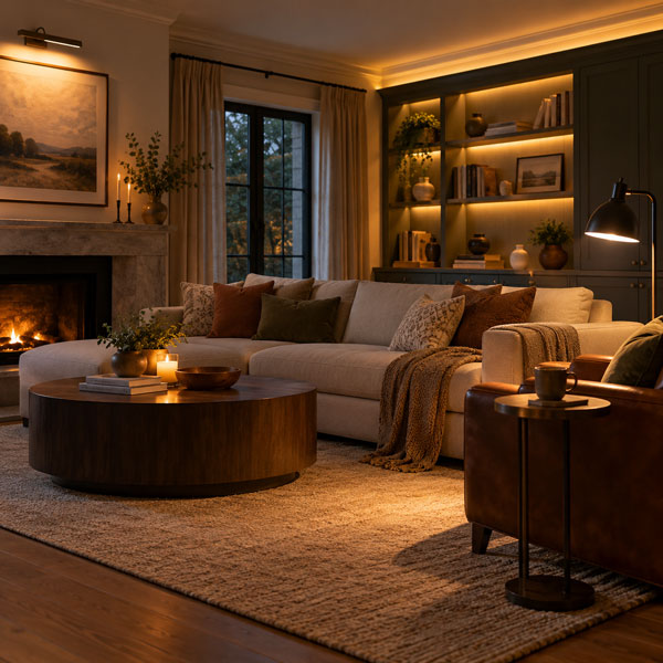 Living Rooms and Bedrooms