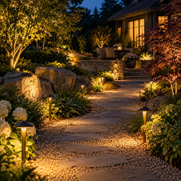 Low-Voltage Lighting for a Lasting Garden Layout