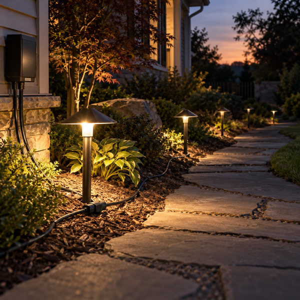 Low-voltage LED landscape lighting system