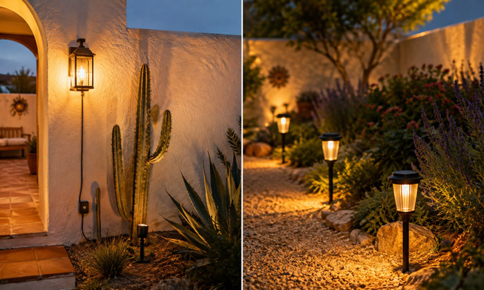 Mains-Powered or Solar Lighting for a Spanish-Style Garden?