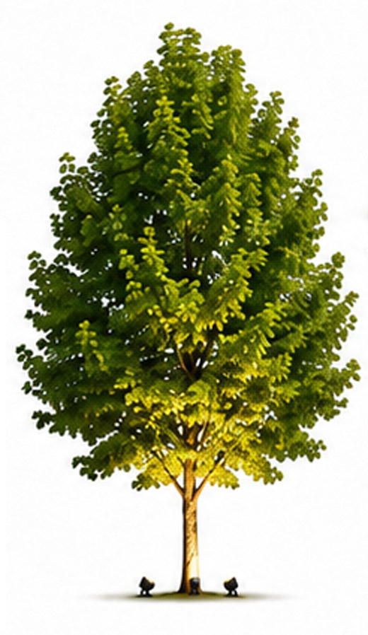 Lighting an Outdoor Medium Trees