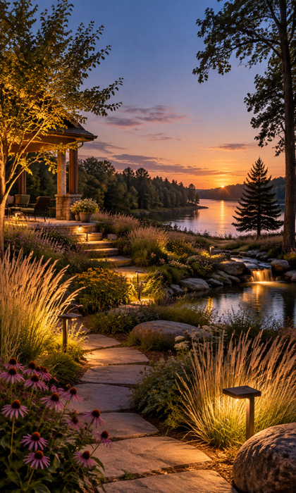 Midwest garden lighting