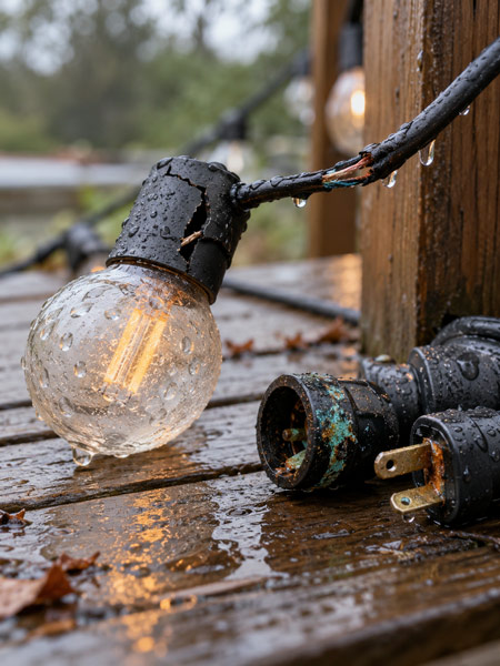 Moisture, Corrosion, or Physical Damage
