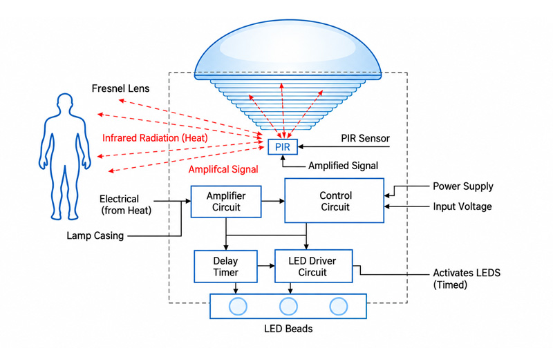 Motion Sensors Work in Outdoor Lighting