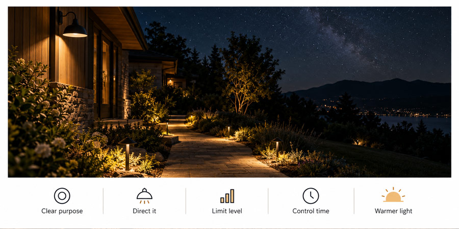 Outdoor Lighting That Preserves Darkness