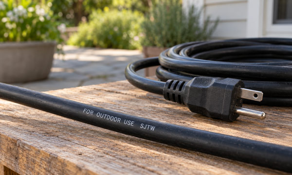 Outdoor extension cord