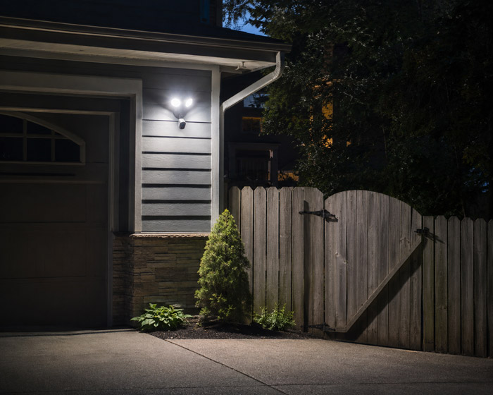 Outdoor security lighting