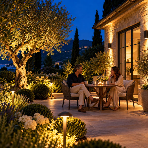 Patios and Decorative Garden Lighting