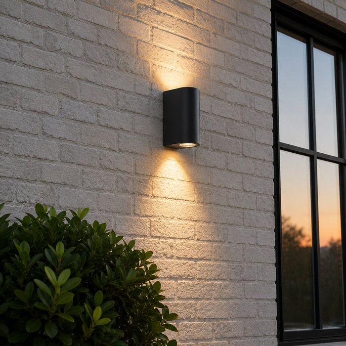 Plastic wall garden light