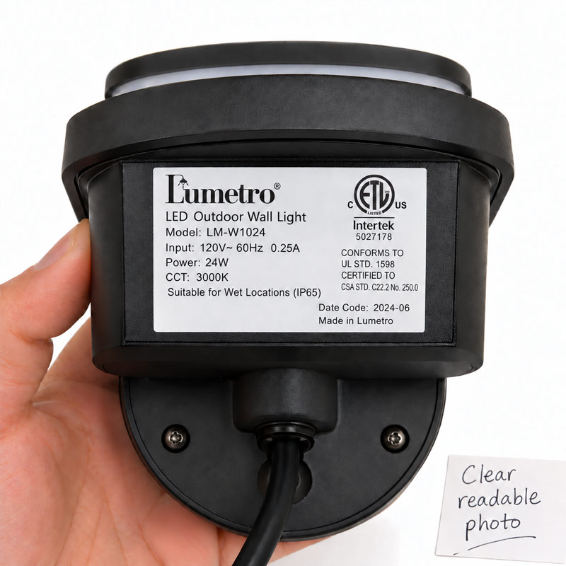 Request a Clear Product-Label Photo