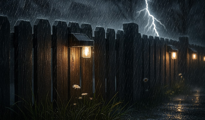 Safe Installation of Fence Lights