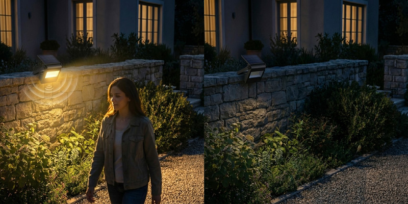 Solar Garden Light with Sensor